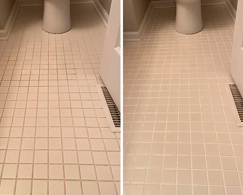 Bathroom Restored by Our Tile and Grout Cleaners in Elberton, GA